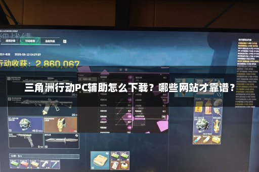 三角洲行动PC辅助怎么下载？哪些网站才靠谱？